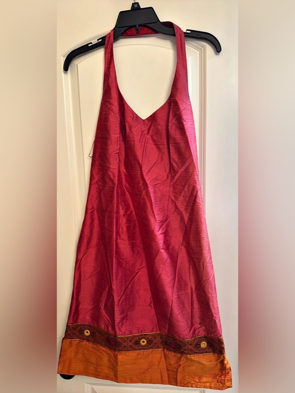 Mica Color Block Vintage Maxi Dress Size Small